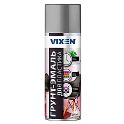Грунт-эмаль Vixen VX50102 для пластика серый матовый RAL 7040 520 мл