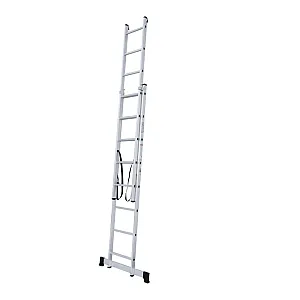 Лестница двухсекционная Новая высота NV122 2*8 ступеней