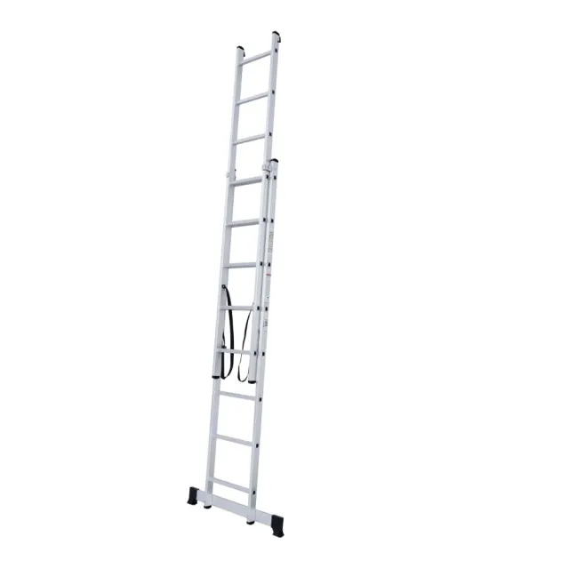 Лестница двухсекционная Новая высота NV122 2*8 ступеней