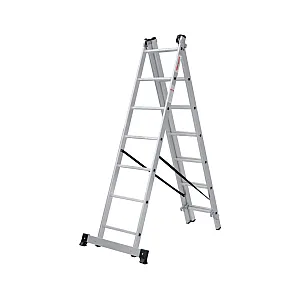 Лестница Новая высота NV123 трехсекционная 3*7 ступеней