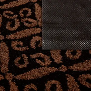 Коврик придверный Vortex Hall 24076 влаговпитывающий 50*80 см коричневый