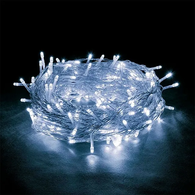 Электрогирлянда-конструктор Vegas Нить 55001 48 LED прозрачный провод 5 м без блока холодный белый