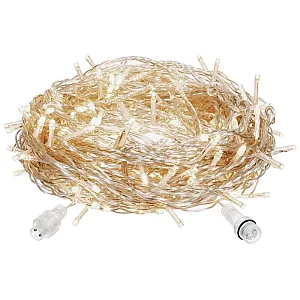 Электрогирлянда-конструктор Vegas Нить 55000 48 LED прозрачный провод 5 м без блока теплый белый