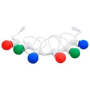 Электрогирлянда-конструктор Vegas Лампы 55040 6 LED ламп белый провод 2.4 м разноцветные