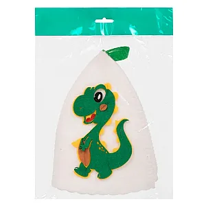 Шапка для бани и сауны Hot Pot Динозаврик Арчи 41355 детская войлок