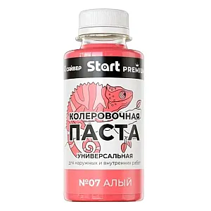 Паста колеровочная Start №Х7 алый 0.1 л