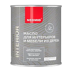 Масло Neomid Premium Interior деревозащитное палисандр 0.75 л