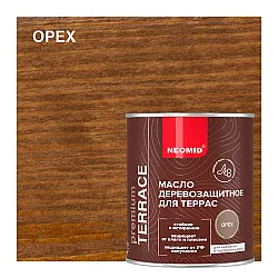 Масло Neomid Premium Terrace для террас орех 0.75 л