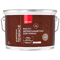 Масло Neomid Premium Terrace для террас орех 2 л