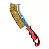 Щетка по металлу VertexTools 1212-01 с пластиковой ручкой 12*120 мм