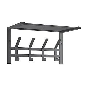 Вешалка ЗМИ Торонто 11 ВСПТ11 с полкой графит