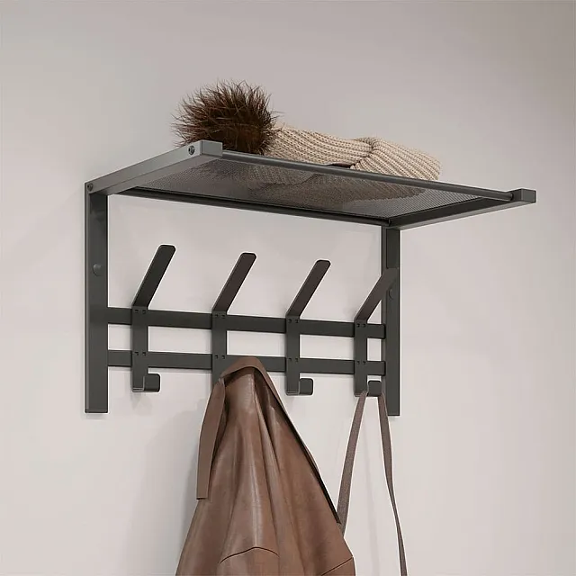 Вешалка ЗМИ Торонто 11 ВСПТ11 с полкой графит