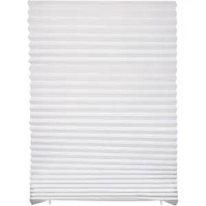 Шторы-плиссе Рыжий Кот Skandi 106824 самоклеящиеся 60*180 см блэкаут белый