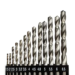 Набор сверл по металлу Park HSS 13 шт 1.5-6.5 мм
