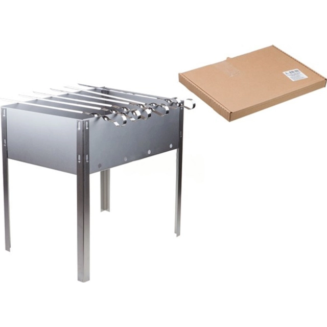Мангал Perfecto Linea Походный 47-750469 сборный с шампурами 350*250*350 мм Мангал Perfecto Linea Походный 47-750469 сборный с шампурами 350*250*350 мм