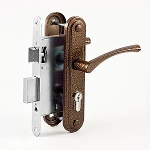 Замок врезной Зенит Омега ЗВ7 бронза