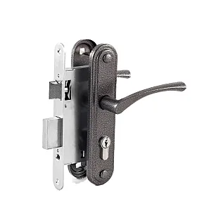 Замок врезной Зенит Омега ЗВ7 серебро