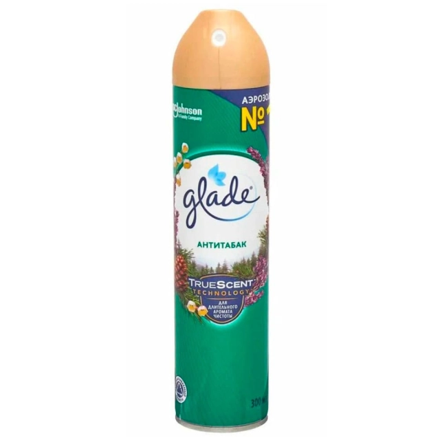 Освежитель воздуха Glade Антитабак 300 мл Освежитель воздуха Glade Антитабак 300 мл