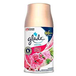 Освежитель воздуха Glade Automatic Пион и сочные ягоды универсальный сменный