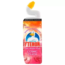 Средство чистящее Туалетный Утенок Cosmic Peach гель 800 мл