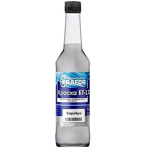 Краска Krafor БТ-177 серебрянка 0.5 л
