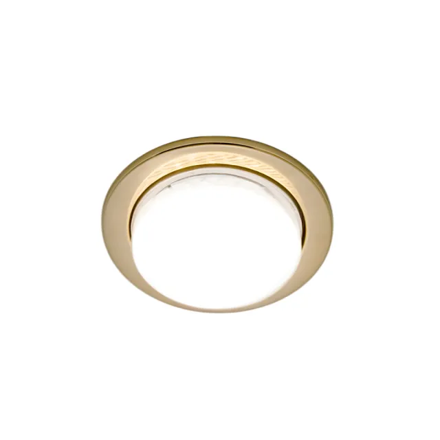 Светильник потолочный Max Light Cast gx53 gold алюминиевое литье золото