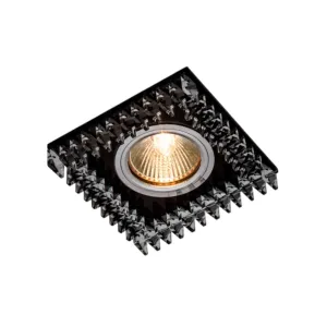 Светильник потолочный Max Light Crystal 25 Black MR16 ограненное стекло черный