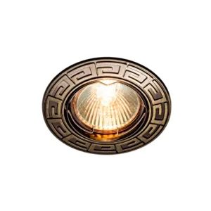 Светильник потолочный Max Light Cast 67 Green Antique Brass алюминиевое литье зеленая античная латунь