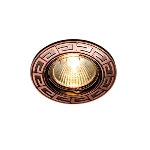 Светильник потолочный Max Light Cast 67 Red Antique Brass алюминиевое литье красная античная латунь