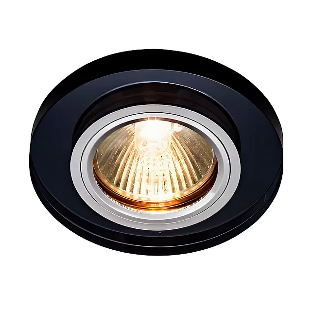 Светильник потолочный Max Light Crystal 65 Black ограненное стекло МR16 черный
