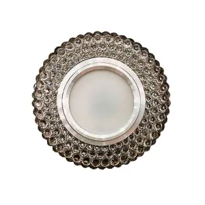 Светильник потолочный Max Light Crystal Led 17 Black MR16 ограненное стеклочерный