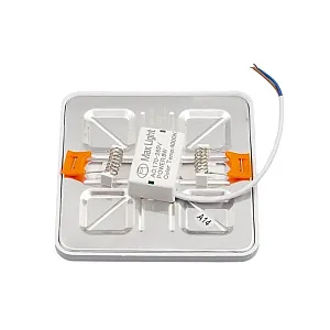 Панель светодиодная Max Light LPS 8W U 4200K 145/105 мм алюминий белый