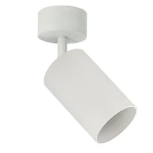 Светильник накладной Max Light Cast 85 White GU10 алюминиевое литье круглый белый