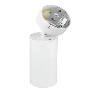 Светильник накладной Max Light Cast 85 White GU10 алюминиевое литье круглый белый