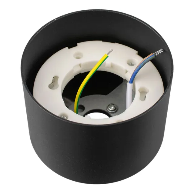 Светильник накладной Max Light Cast 85 White GХ53 алюминиевое литье круглый черный