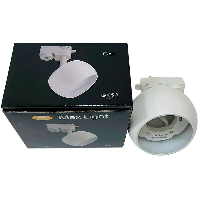 Светильник трековый Max Light Cast 203 GX53 White белый