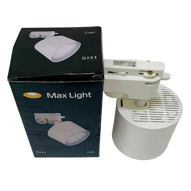 Светильник трековый Max Light Cast 205 GX53 белый