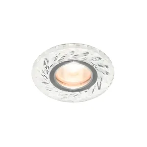 Светильник потолочный Max Light Crystal Lite Led 15 MR16 с диодной подстветкой ограническое стекло прозрачный