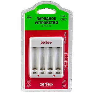 Зарядное устройство Perfeo PF-VN-420 Ni-MH/CD 220V 4 слота АА/ААА