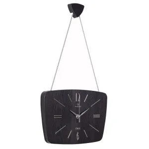 Часы настенные Рубин 2618-001 Ретро черные с серебром 27*18*2 см см