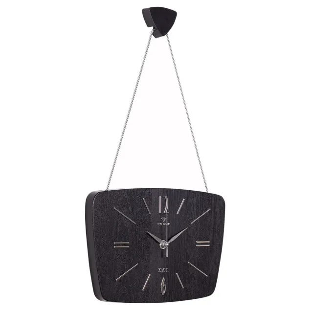 Часы настенные Рубин 2618-001 Ретро черные с серебром 27*18*2 см см