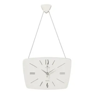 Часы настенные Рубин 2618-003 Ретро белые с серебром 27*18*2 см см