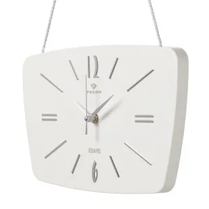Часы настенные Рубин 2618-003 Ретро белые с серебром 27*18*2 см см