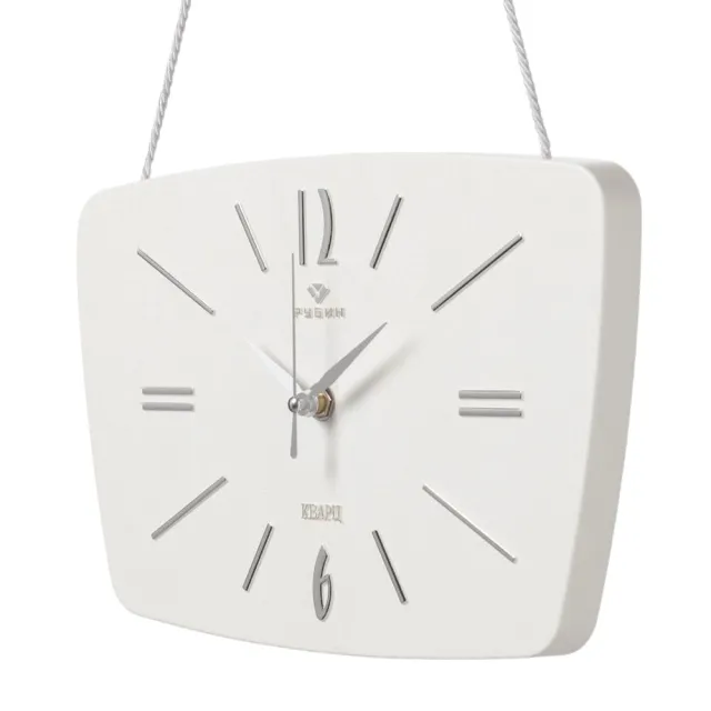 Часы настенные Рубин 2618-003 Ретро белые с серебром 27*18*2 см см