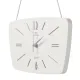 Часы настенные Рубин 2618-003 Ретро белые с серебром 27*18*2 см см