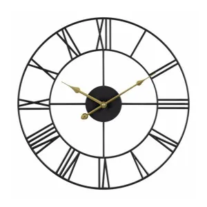 Часы настенные Рубин 4848-004 черные 45.5 см