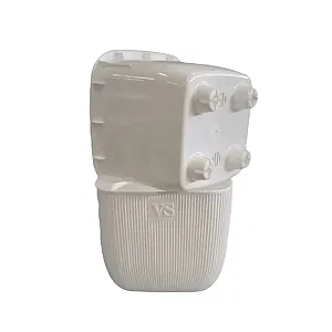 Горшок VipSet  AMF-4.7-01 Фабио с дренажной системой белый 4.7 л