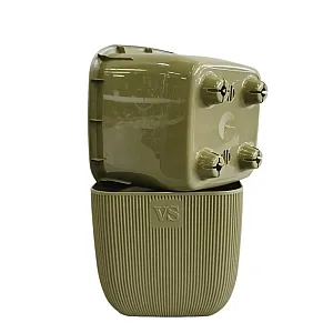 Горшок VipSet  AMF-1.95-14 Фабио с дренажной системой оливка 1.95 л