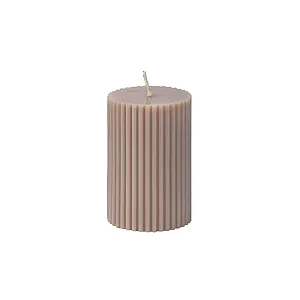 Свеча Candlemint СПР7002 пеньковая рифленая 7.5*5 см 119 г бежевый