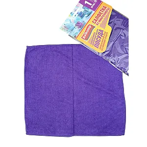 Салфетка Avikomp Посуда 1738 из микрофибры 30*30 см фиолетовая